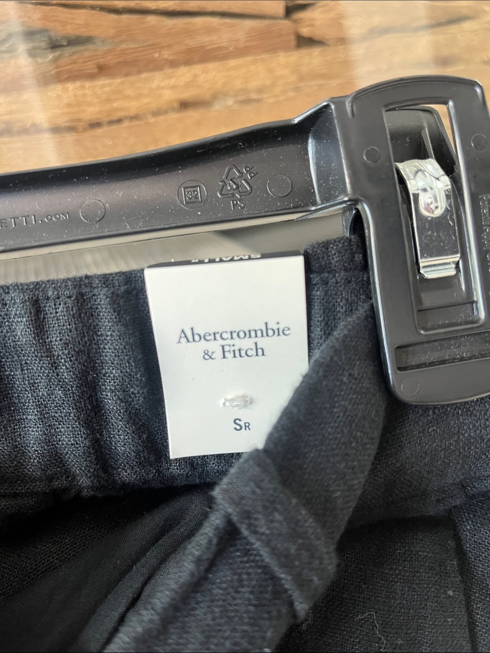 Abercrombie & Fitch Linen-Blend Black Outfit Sz-S - Picture 11 of 16